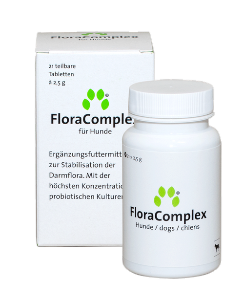 FLORA COMPLEX, pašaro papildas virškinimui ir imunitetui, šunims