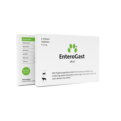 ENTEROGAST, pašaro papildas nuo viduriavimo, šunims ir katėms