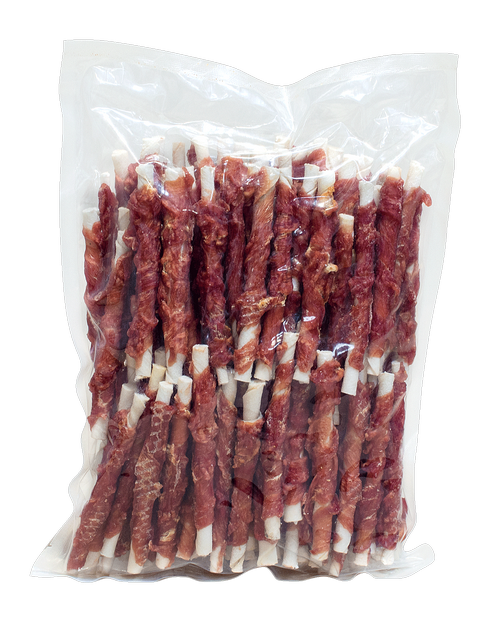 Lazdelė apsukta antiena, skanėstas šunims, 1 kg