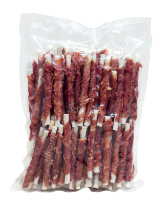 Lazdelė apsukta antiena, skanėstas šunims, 1 kg