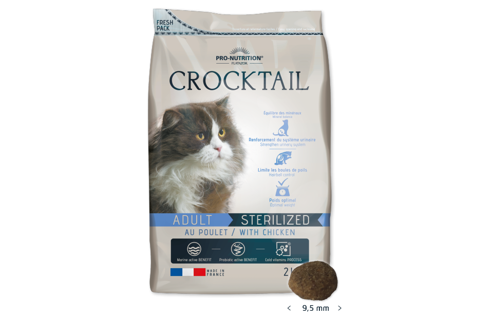 CROCKTAIL Adult Sterilized su paukštiena 2kg