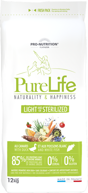 Pro Nutrition PURE LIFE LIGHT STERILIZED 12kg