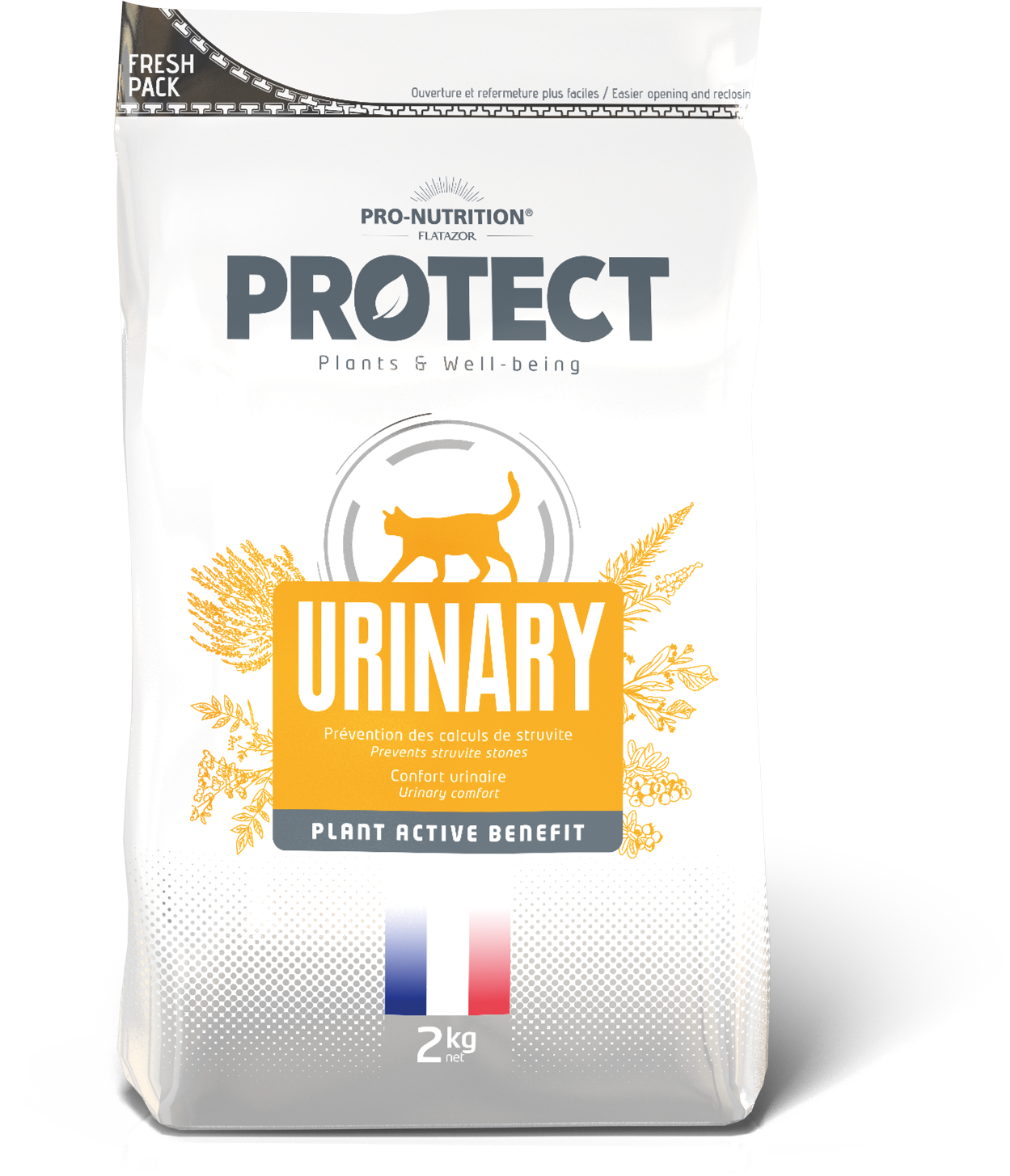 PRO NUTRTION PROTECT URINARY, dietinis pašaras katėms kontrolei ir prevencijai nuo šlapimo takų akmenų susidarymo 2kg