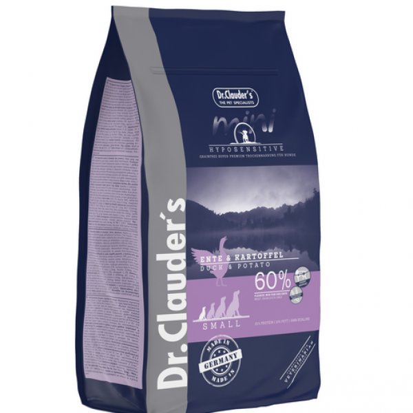 DR. CLAUDER'S HYPOSENSITIVE MINI sausas maistas mažų veislių šunims 12.5kg