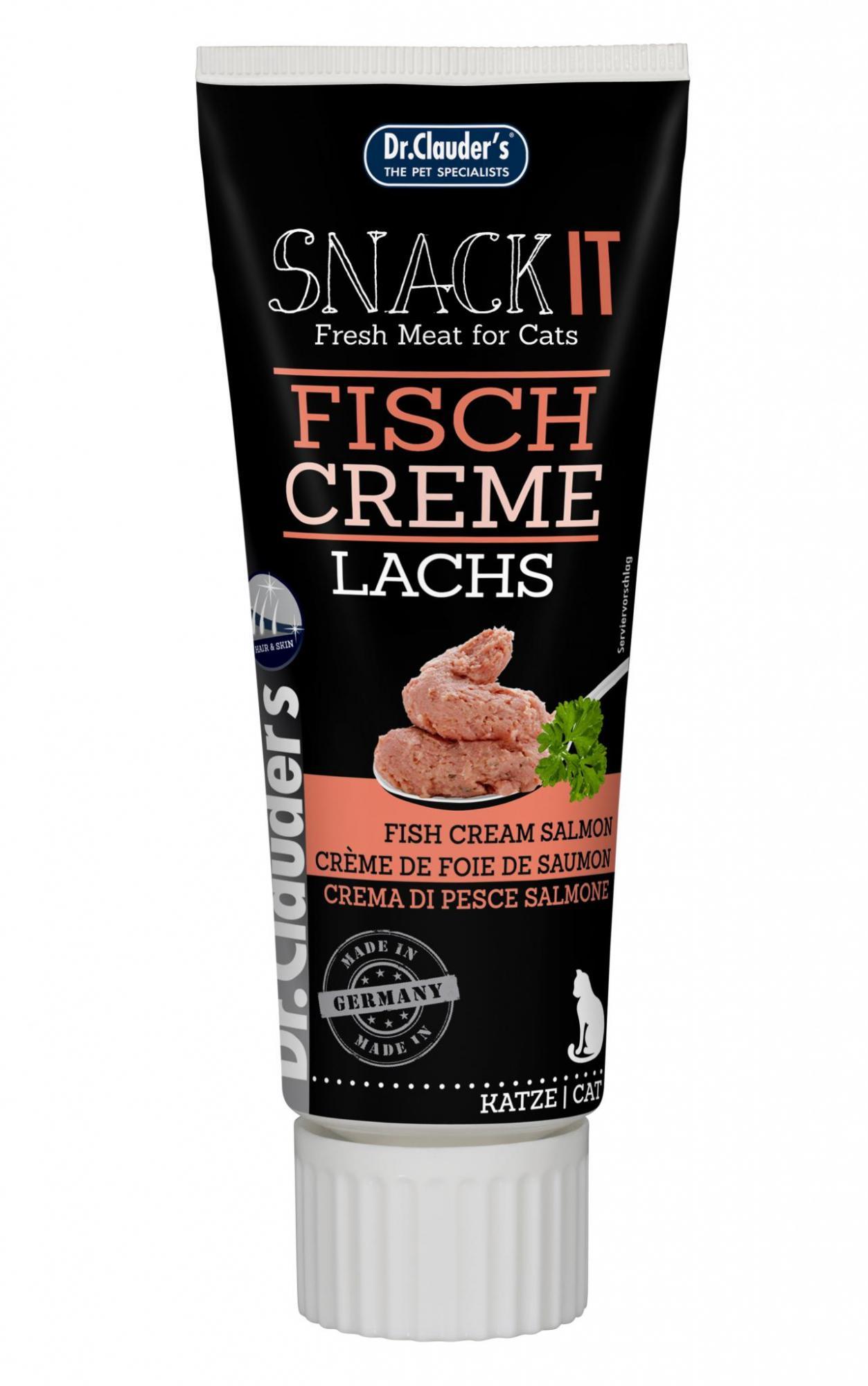 Dr. Clauder‘s SnackIT paštetas katėms su lašiša 75g