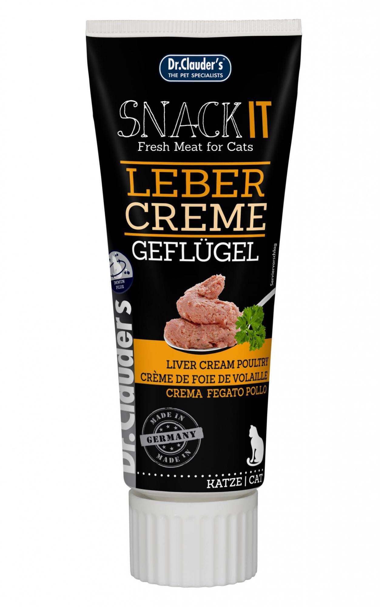 Dr. Clauder‘s SnackIT paštetas katėms su paukštienos kepenėlėmis 75g