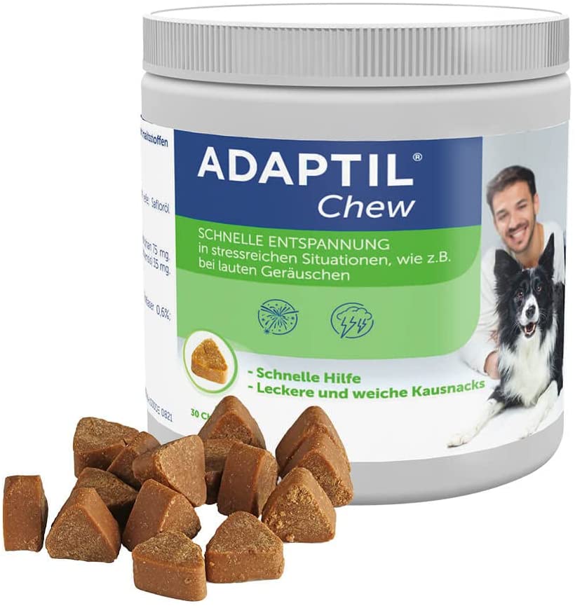 ADAPTIL CHEW, greito veikimo kramtomosios tabletės šunims nuo streso