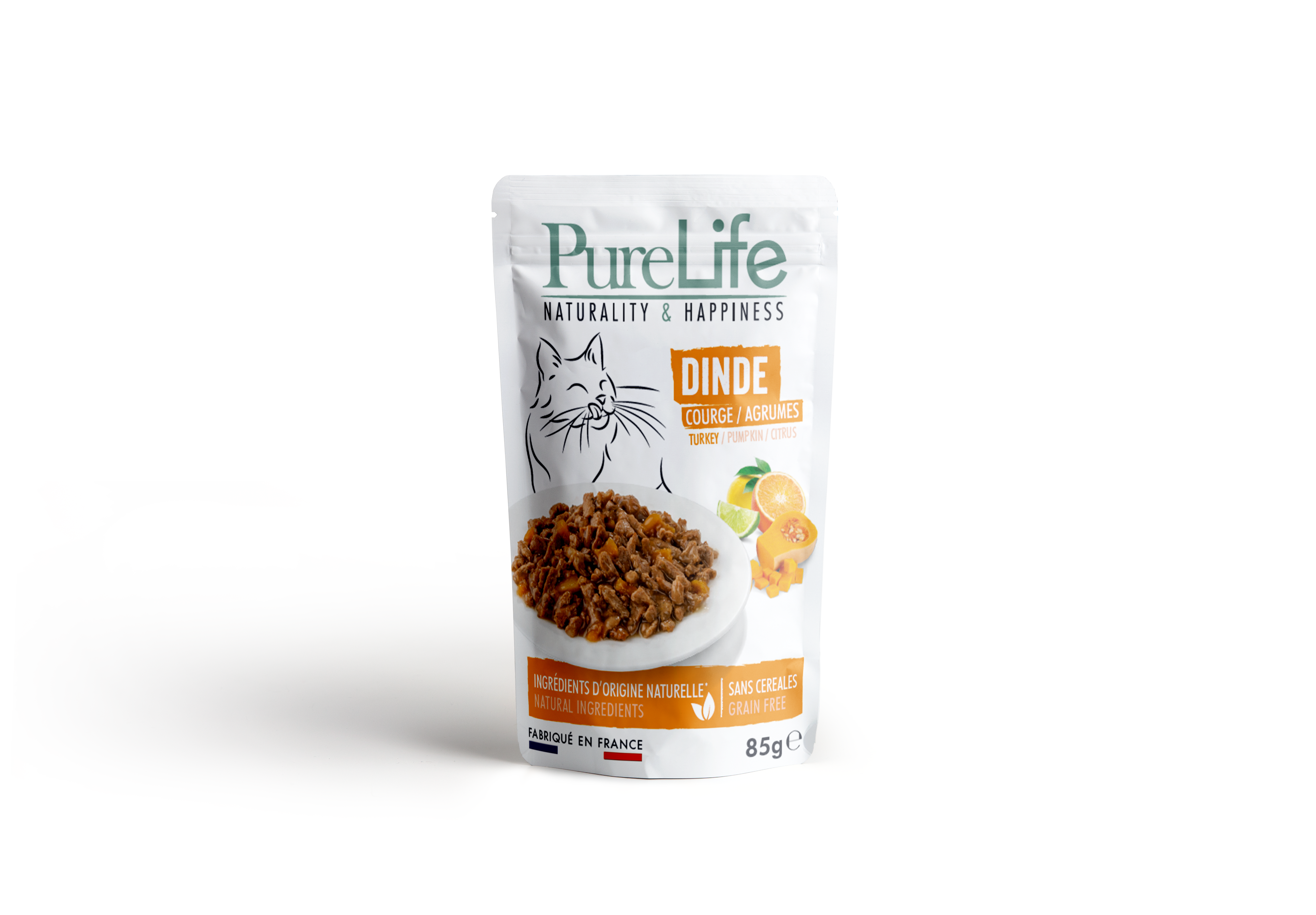 Pure Life drėgnas maistas katėms su kalakutiena 85g