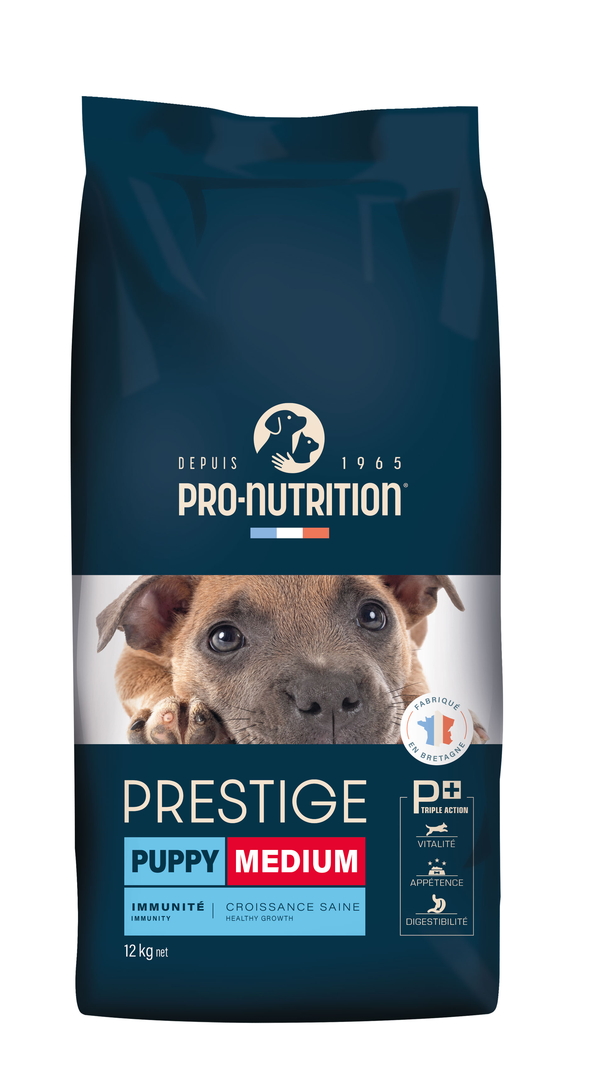 PRESTIGE PUPPY MEDIUM, visavertis super premium pašaras vidutinio dydžio veislių šuniukams 3-12kg